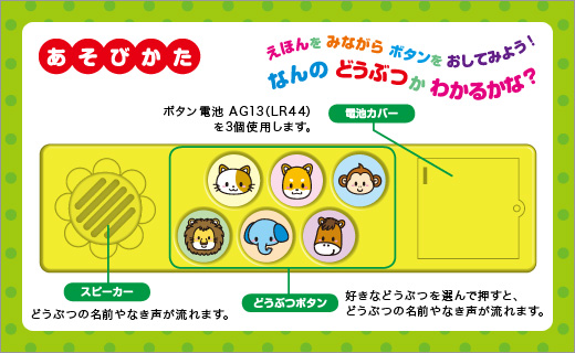 おとのでるどうぶつのこええほんmini