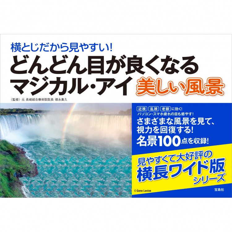 横とじだから見やすい！ どんどん目が良くなるマジカル・アイ 美しい風景