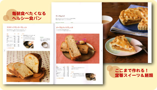 ホームベーカリーでこんなに作れる！　パン　ケーキ　パスタ　うどん