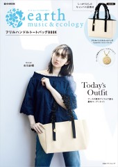 earth music&ecology　フリルハンドルトートバッグBOOK