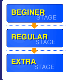 BEGINER STAGE/REGULAR STAGE/EXTRA STAGE