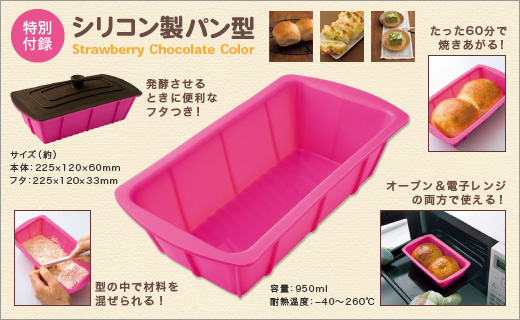 シリコン製パン型つき！　毎日かんたんパンレシピ60