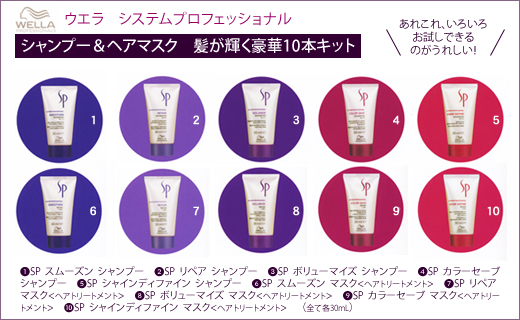 WELLA SYSTEM PROFESSIONAL 美しい髪をつくるヘアケアボックス
