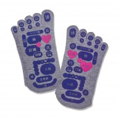 足裏つぼプリント 五本指のあったか靴下BOOK