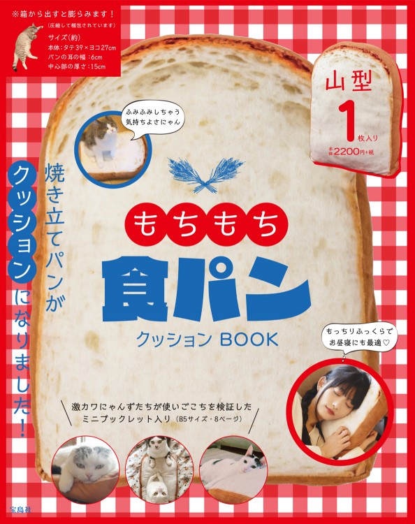 もちもち食パンクッションBOOK
