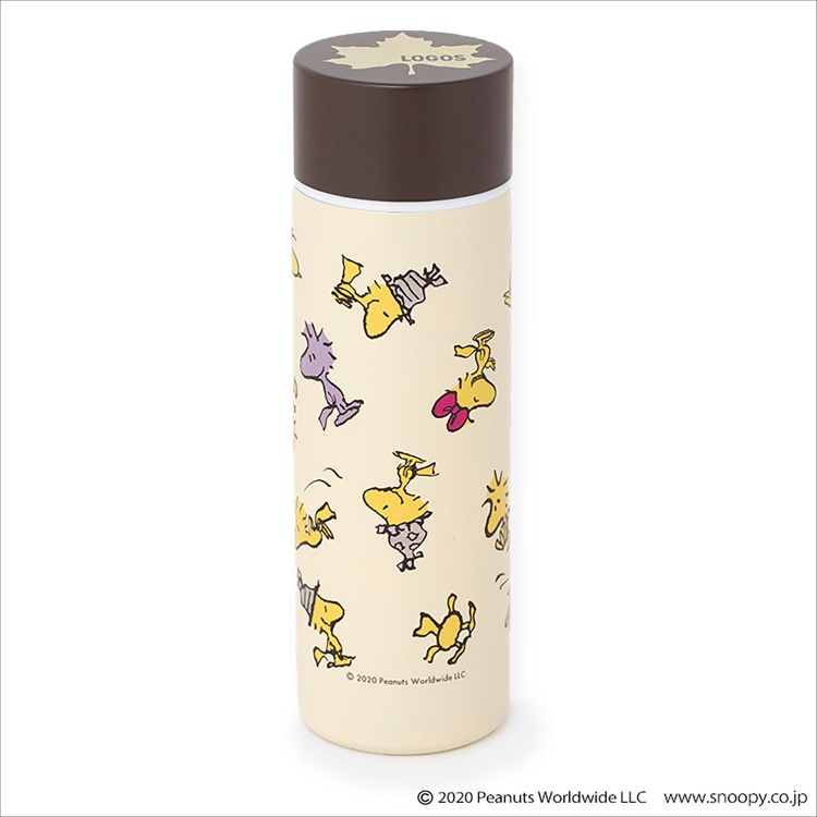 SNOOPY ミニステンレスボトルBOOK　produced by LOGOS  ウッドストック