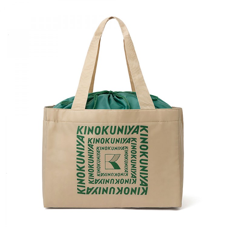 KINOKUNIYA 保冷ができるショッピングバッグBOOK BEIGE ver.