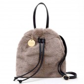 COCO DEAL FUR DRAWSTRING BAG BOOK