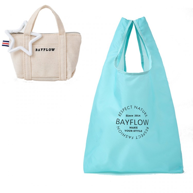 BAYFLOW ECO BAG SET BOOK IVORY