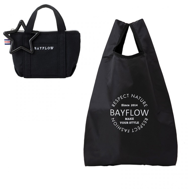 BAYFLOW ECO BAG SET BOOK BLACK