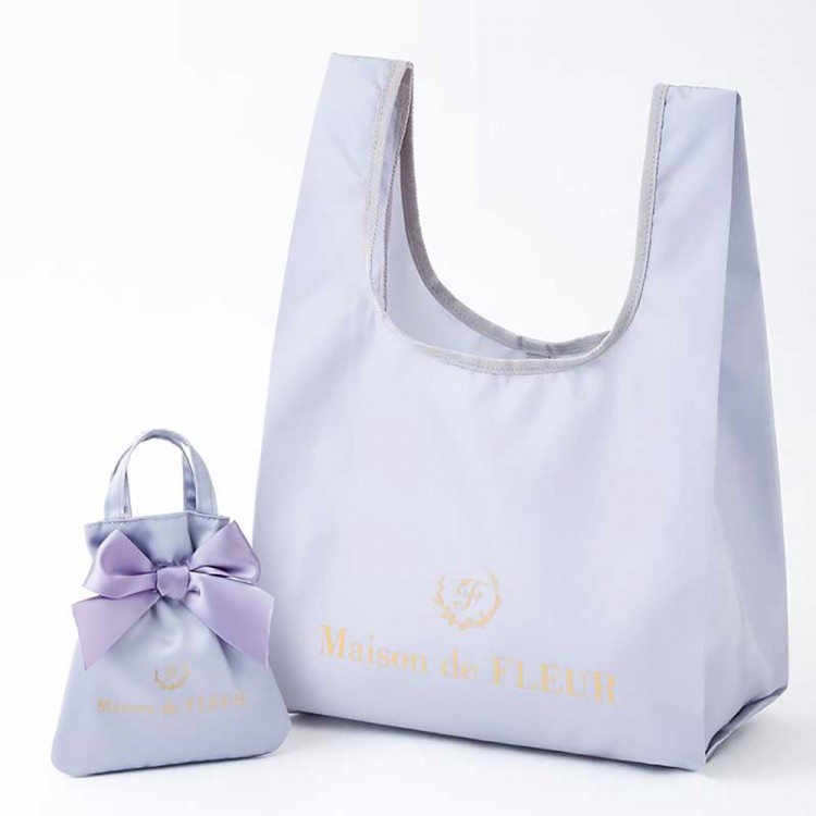 Maison de FLEUR MY ECOBAG BOOK GRAYISH BLUE