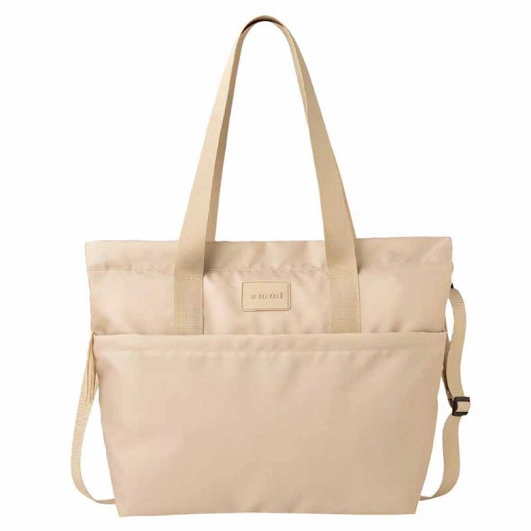 emmi active tote bag book beige