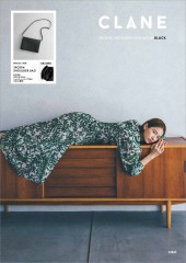 CLANE 3ROOM SHOULDER BAG BOOK BLACK