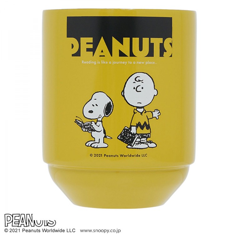 SNOOPY 真空断熱 スタッキングタンブラー BOOK READ