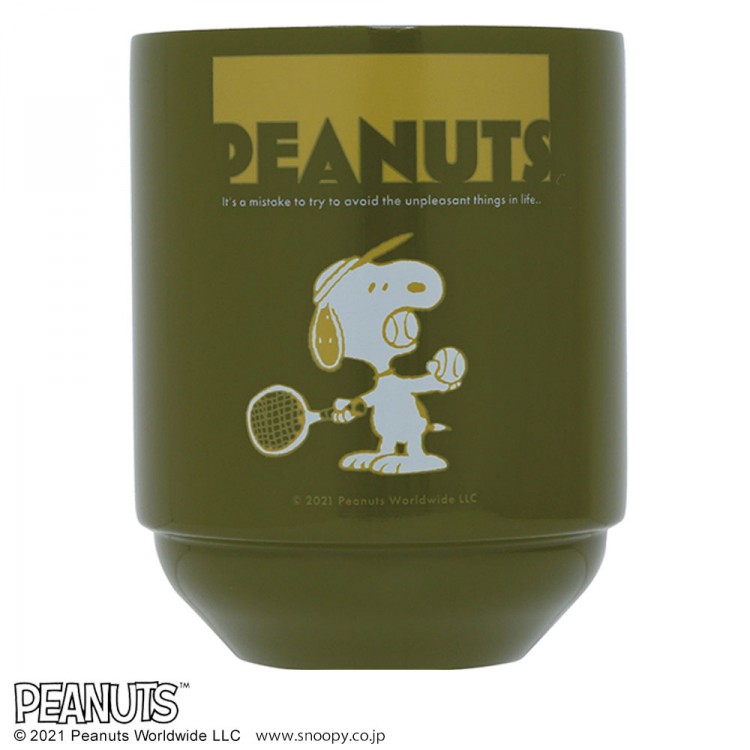 SNOOPY 真空断熱 スタッキングタンブラー BOOK SPORTS