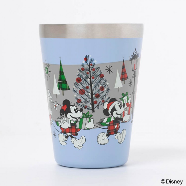 Disney カップコーヒータンブラー BOOK WINTER PARTY BLUE
