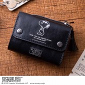 SNOOPY 極小財布 BOOK BLACK