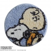 SNOOPY インテリアマット BOOK スヌーピーとチャーリー・ブラウン