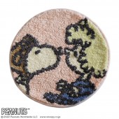 SNOOPY インテリアマット BOOK スヌーピーとタピオカ・プディング