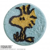 SNOOPY インテリアマット BOOK ウッドストック