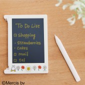 miffy 繰り返し書いて消せる! マルチに使えるデジタルメモ BOOK どこでもサイズ お花柄