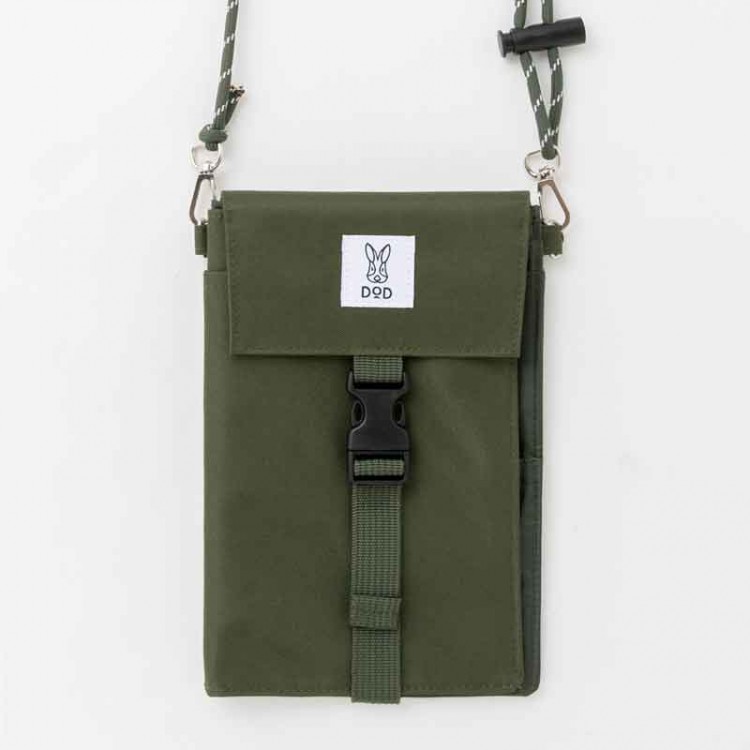 DOD WALLET SHOULDER BAG BOOK KHAKI