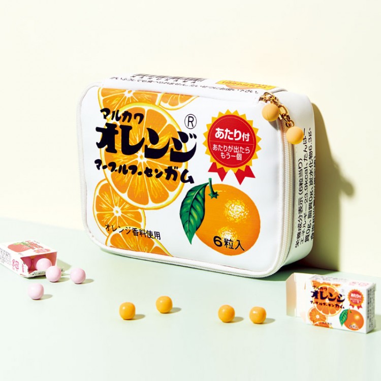 マルカワ オレンジ マーブルガム 整理上手の愛されポーチ BOOK