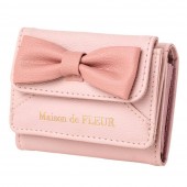 Maison de FLEUR RIBBON CARD CASE BOOK PINK