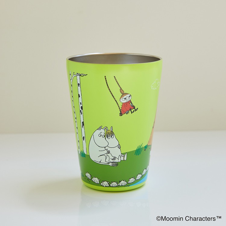 MOOMIN CUP COFFEE TUMBLER BOOK ムーミン谷の仲間たち GREEN FIELDS ver.