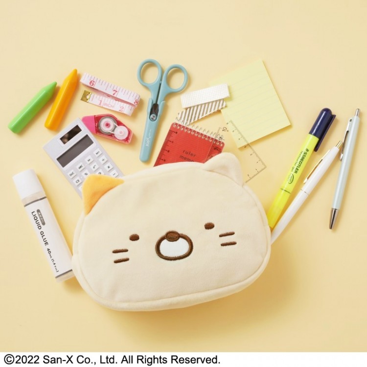 すみっコぐらし ふわふわフェイスポーチBOOK ねこver.