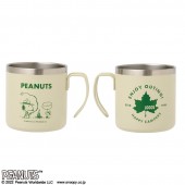 SNOOPY HAPPY CAMPERS by LOGOS 真空断熱マグタンブラーBOOK Sand