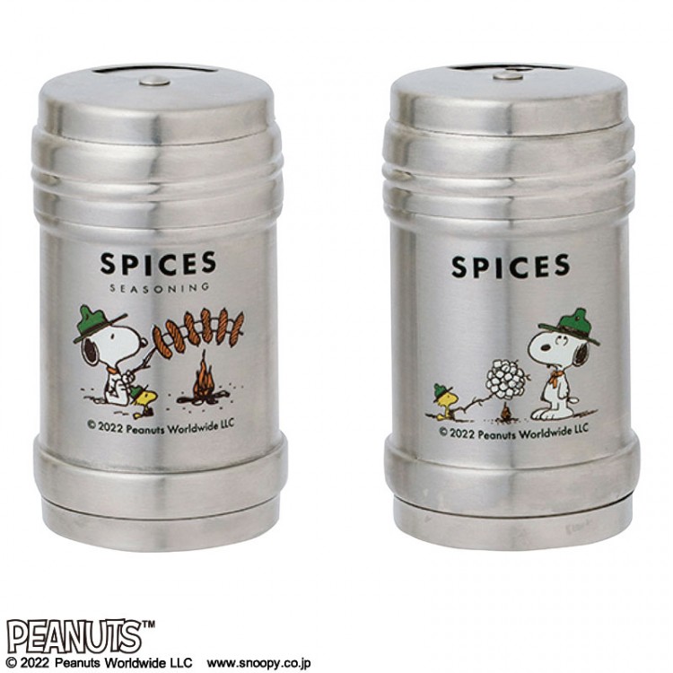 SNOOPY HAPPY CAMPERS by LOGOS スパイスボトルセットBOOK