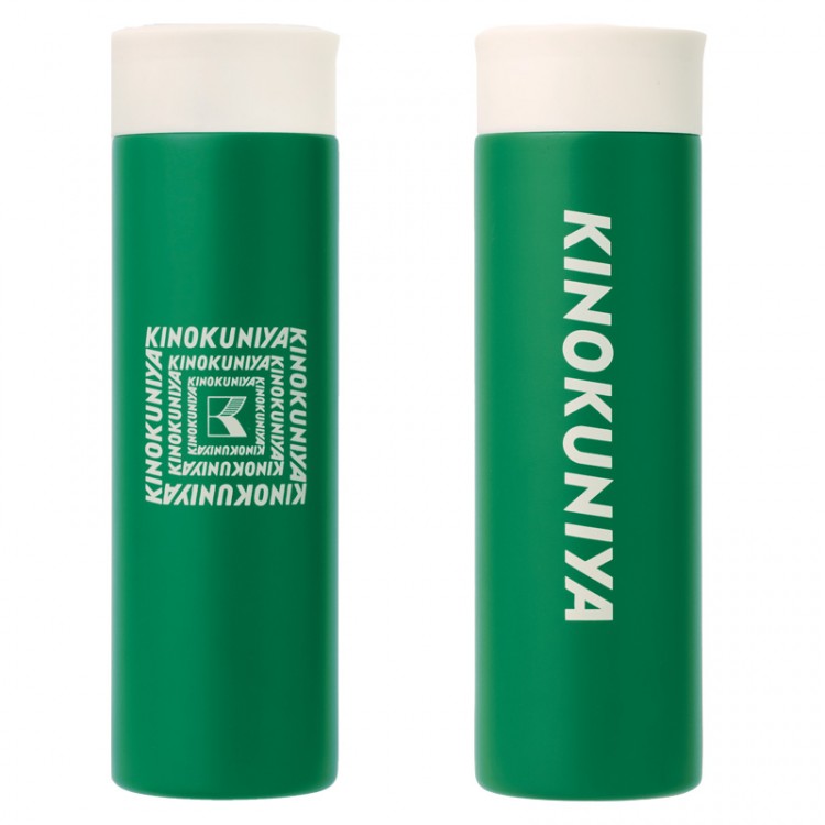 KINOKUNIYA 真空断熱ステンレスボトルBOOK GREEN ver.