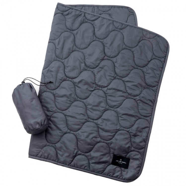 軽量・撥水 パッカブルブランケットBOOK produced by JAM HOME MADE GRAY