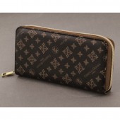 CHRISTIAN OLIVIER PARIS レシートと小銭が分かれる長財布BOOK Brown