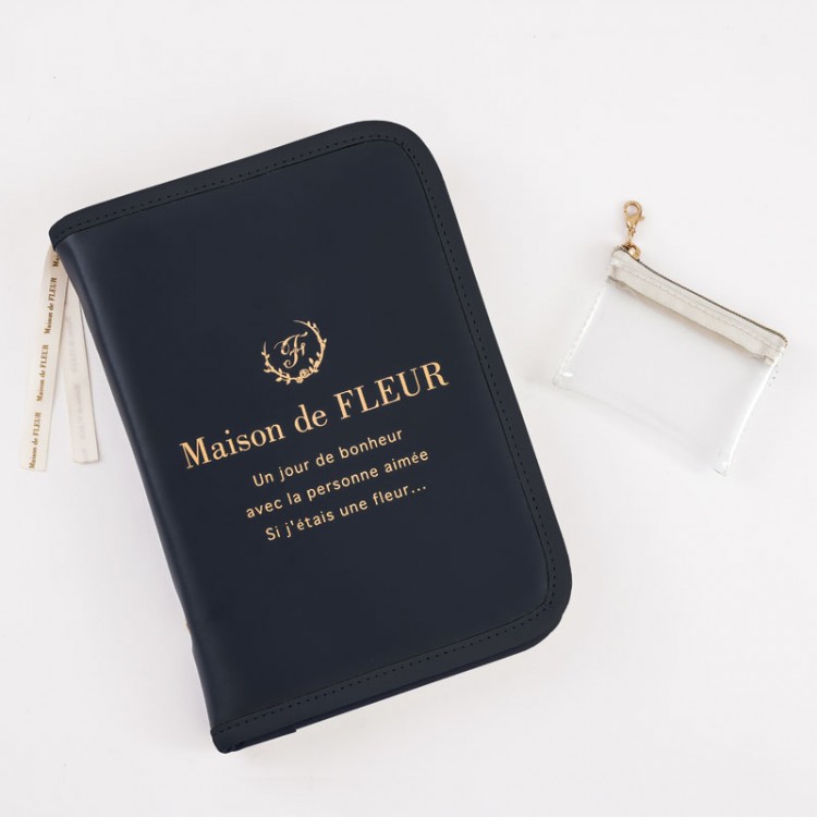 Maison de FLEUR BOOK マルチケース付き NAVY
