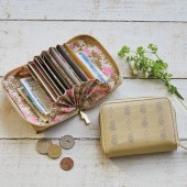 MOOMIN カードが見やすい じゃばら式コンパクト財布 BOOK CAMEL