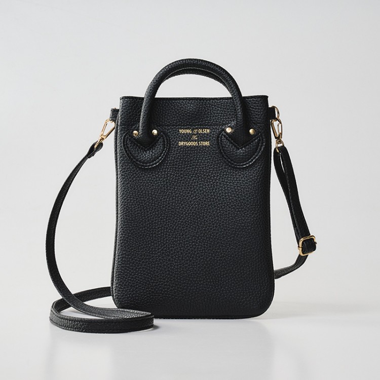 YOUNG & OLSEN The DRYGOODS STORE スマホショルダーBAG BOOK BLACK
