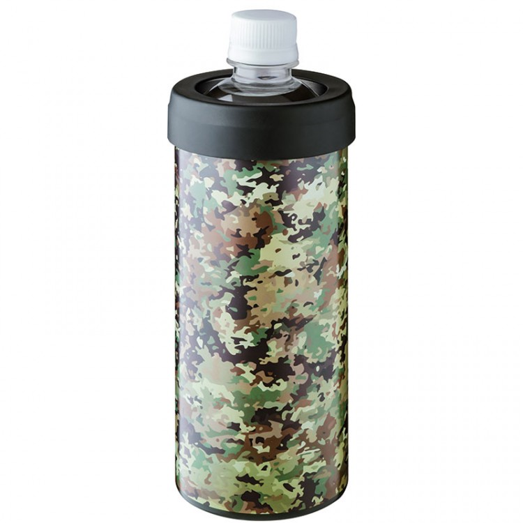 圧倒的な保冷/保温 真空・断熱 マルチステンレスボトルBOOK グリーン カモフラージュ ver.
