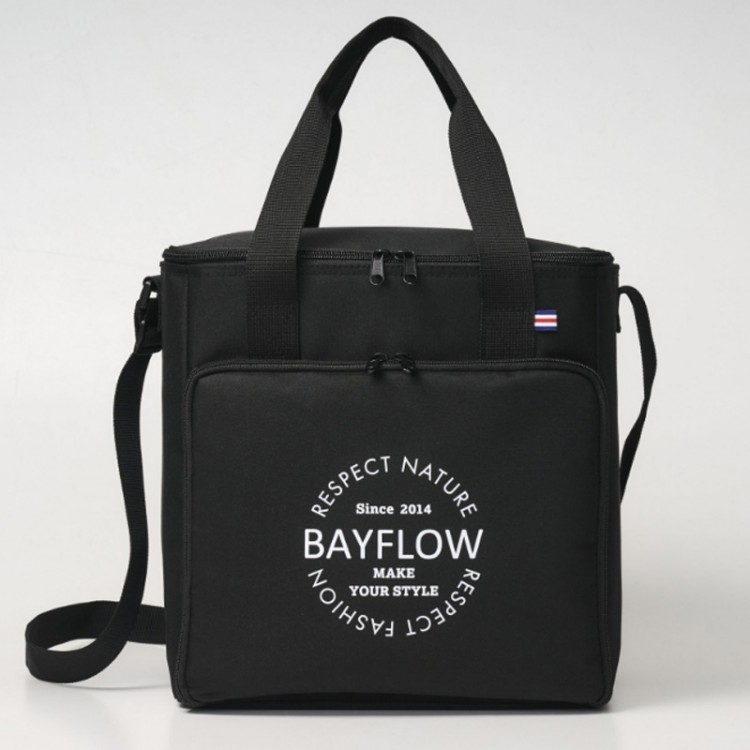BAYFLOW たっぷり入る！ 保冷バッグBOOK BLACK
