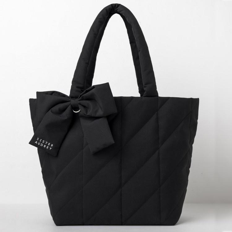 SISTER AUDREY 軽くてたっぷり入るリボンキルティングトートバッグBOOK