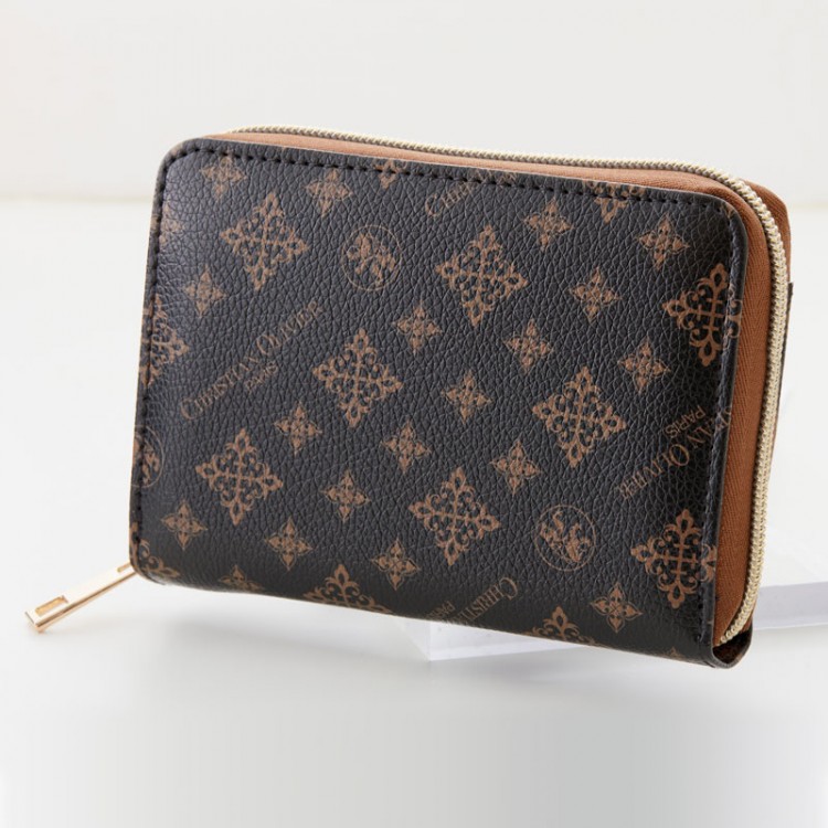 CHRISTIAN OLIVIER PARIS カードがいっぱい入る じゃばら式財布BOOK Brown