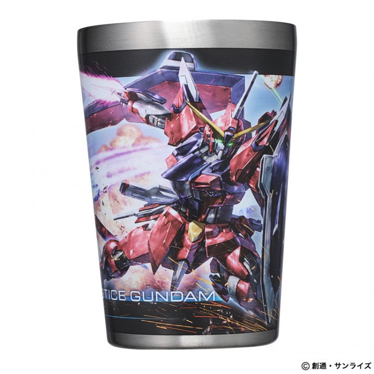 GUNPLA CUP COFFEE TUMBLER BOOK 機動戦士ガンダムSEED FREEDOM HG 1/144 IMMORTAL JUSTICE GUNDAM