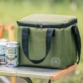 極厚断熱素材が氷をキープ！ 超保冷バッグBOOK KHAKI ver.