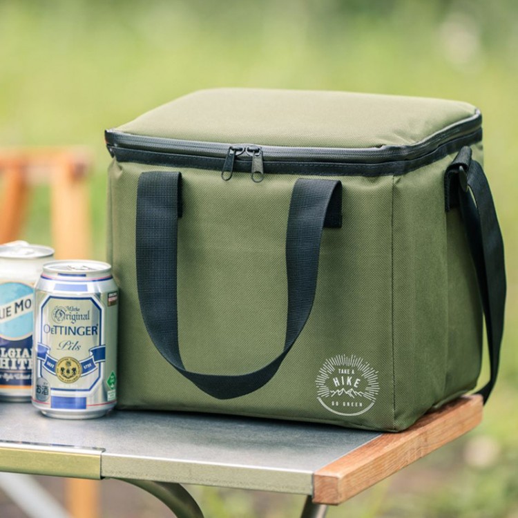 極厚断熱素材が氷をキープ！ 超保冷バッグBOOK KHAKI ver.