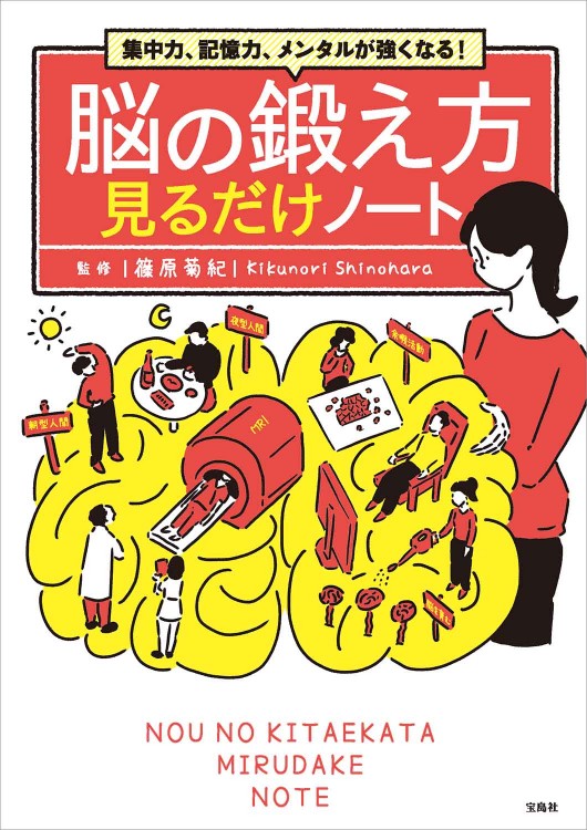 集中力、記憶力、メンタルが強くなる！ 脳の鍛え方見るだけノート