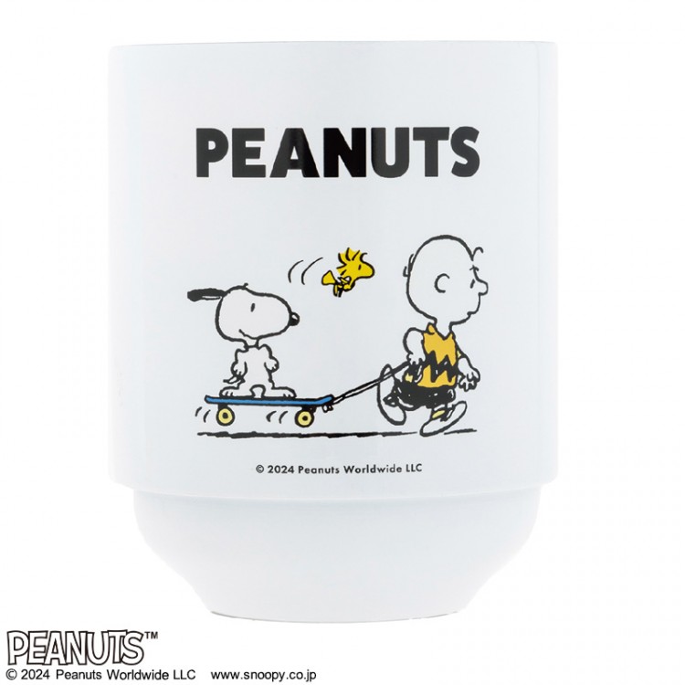 SNOOPY 真空断熱 スタッキングタンブラー BOOK Skateboarding