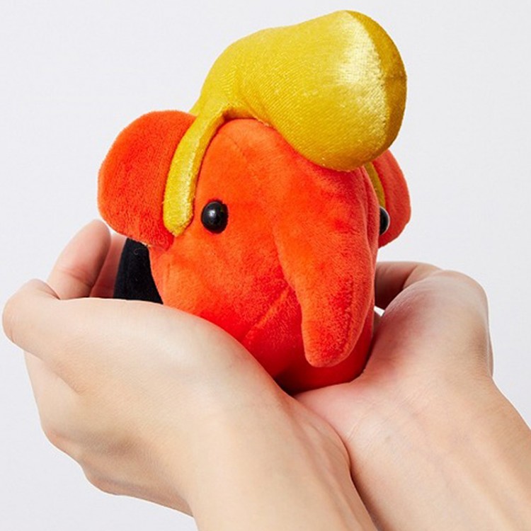 ドムドムハンバーガー FANBOOK 2 努夢象 金リーゼントver. ボールチェーンぬいぐるみ