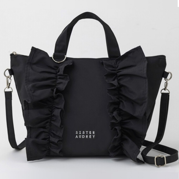 SISTER AUDREY 仕切りポケット付き！ かわいくて便利なフリル2WAYバッグBOOK