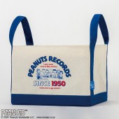 SNOOPY 出しっぱなしでもおしゃれな大きなインテリアトート BOOK PEANUTS RECORDS ver.